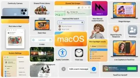سیستم عامل macOS 13 Ventura با بهبودهای فراوان معرفی شد