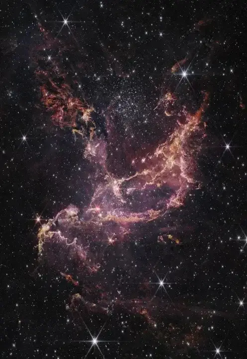 تلسکوپ جیمز وب تصویر خیره کننده ای از تشکیل ستاره ها ثبت کرد