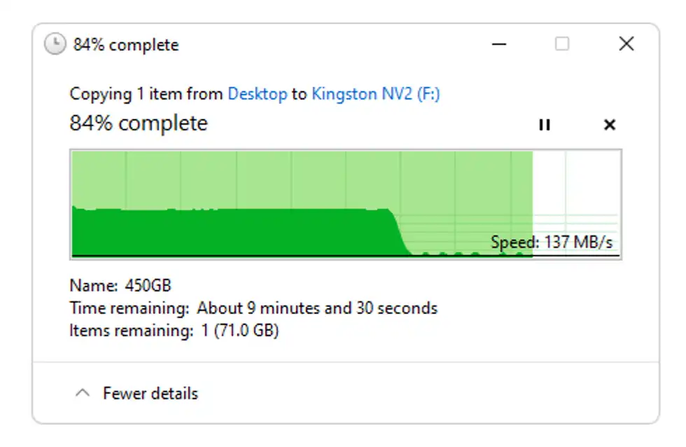 بررسی SSD Kingston NV2: PCIe 4.0