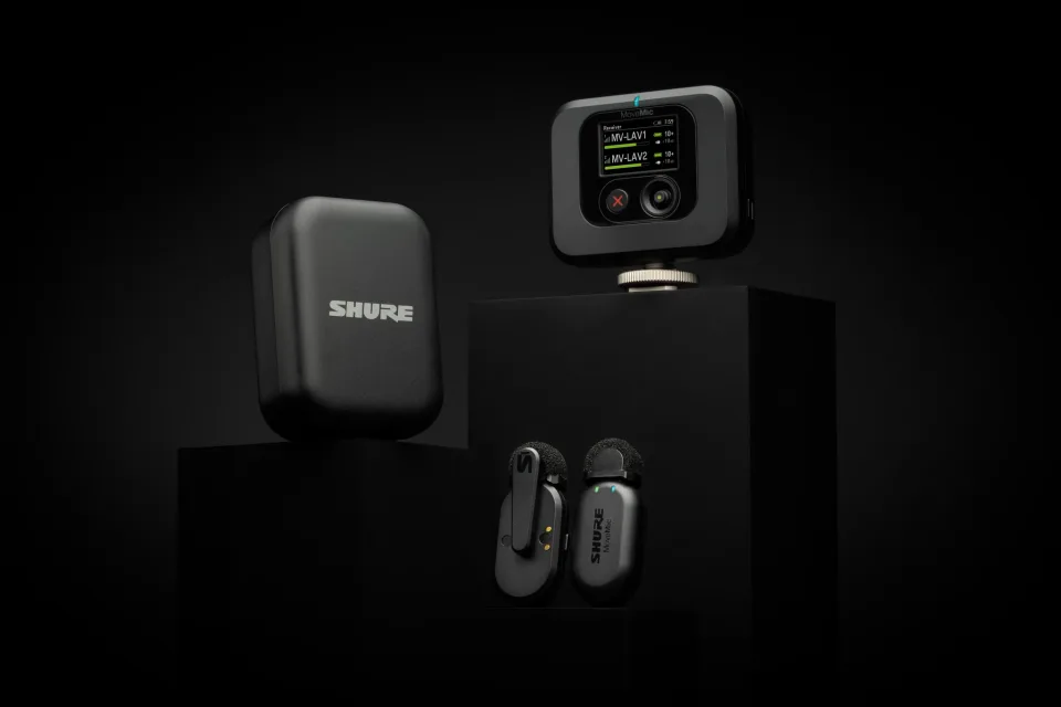 اولین میکروفون برگردان بی سیم Shure می تواند بدون گیرنده به تلفن شما متصل شود