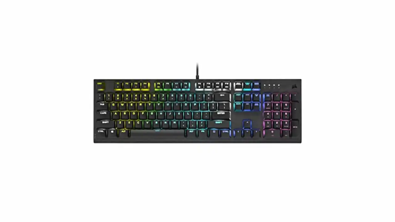 صفحه کلید بازی مکانیکی کم‌ ارتفاع Corsair K60 RGB Pro