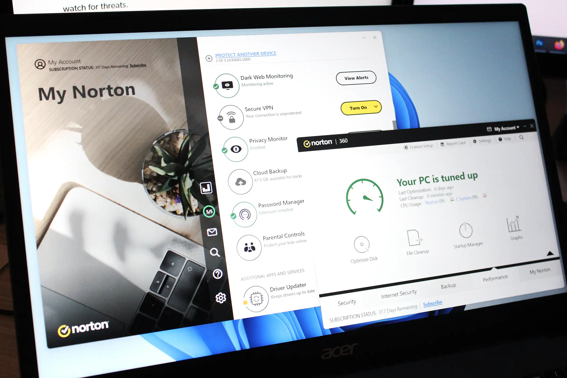 نورتون 360 دیلاکس – بهترین آنتی ویروس برای PC به طور کلی