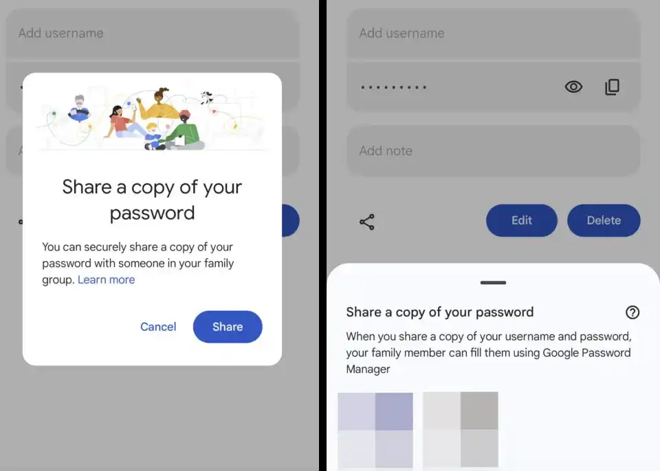 گوگل اشتراک‌گذاری رمز عبور را برای اعضای خانواده معرفی کرد