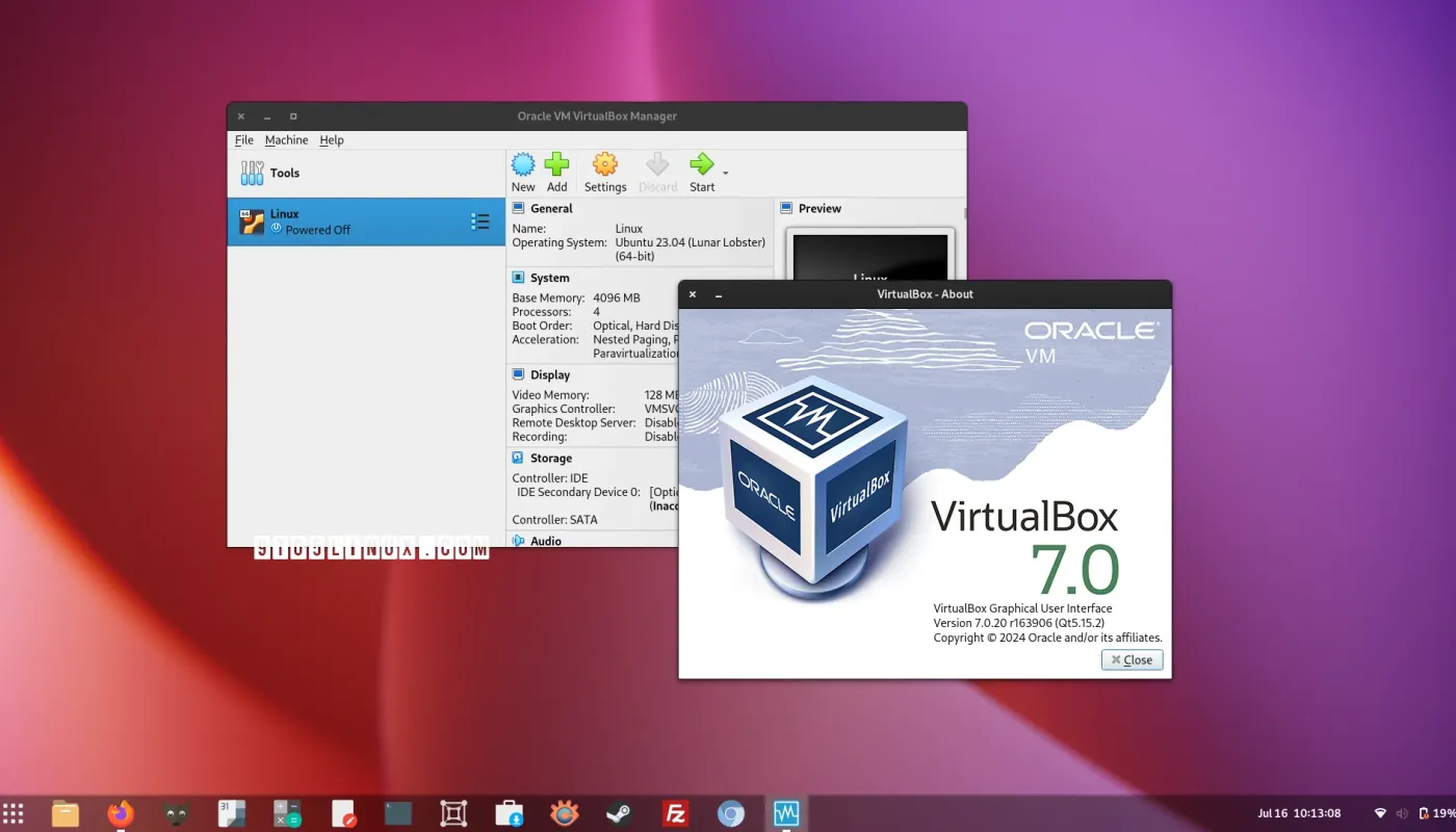 VirtualBox 7.0.20 پشتیبانی اولیه از هسته‌های openSUSE 15.6 و RHEL 9.5 را ارائه می‌کند