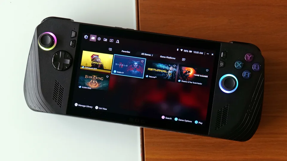 بررسی ASUS ROG Ally 5 بررسی ASUS ROG Ally