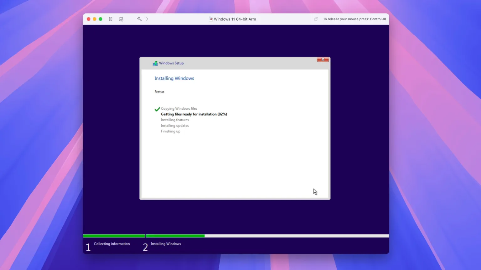 نحوه نصب ویندوز 11 در مک با مجوز شخصی رایگان VMware Fusion Pro