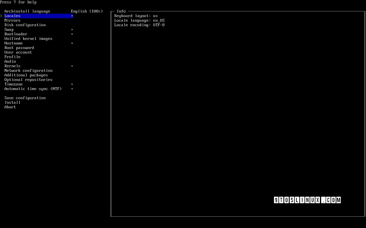 نصبکننده مبتنی بر منو Arch Linux نسخه 3.0 با رابط کاربری جدید منتشر شد نصبکننده مبتنی بر منو Arch Linux نسخه 3.0 با رابط کاربری جدید منتشر شد