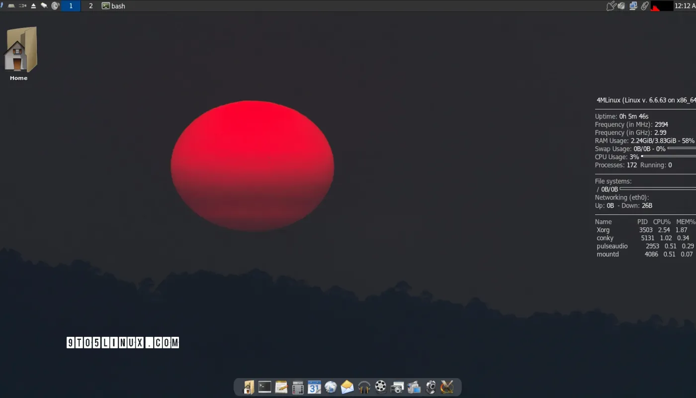 4MLinux 47.0 منتشر شد با پشتیبانی نصب بر روی دستگاه‌های بلوکی مجازی (KVM)
