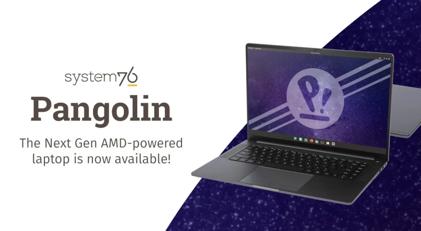 سیستم 76 لپ‌تاپ لینوکسی پنگولین خود با پردازنده AMD و نمایشگر 2K را به‌روزرسانی کرد