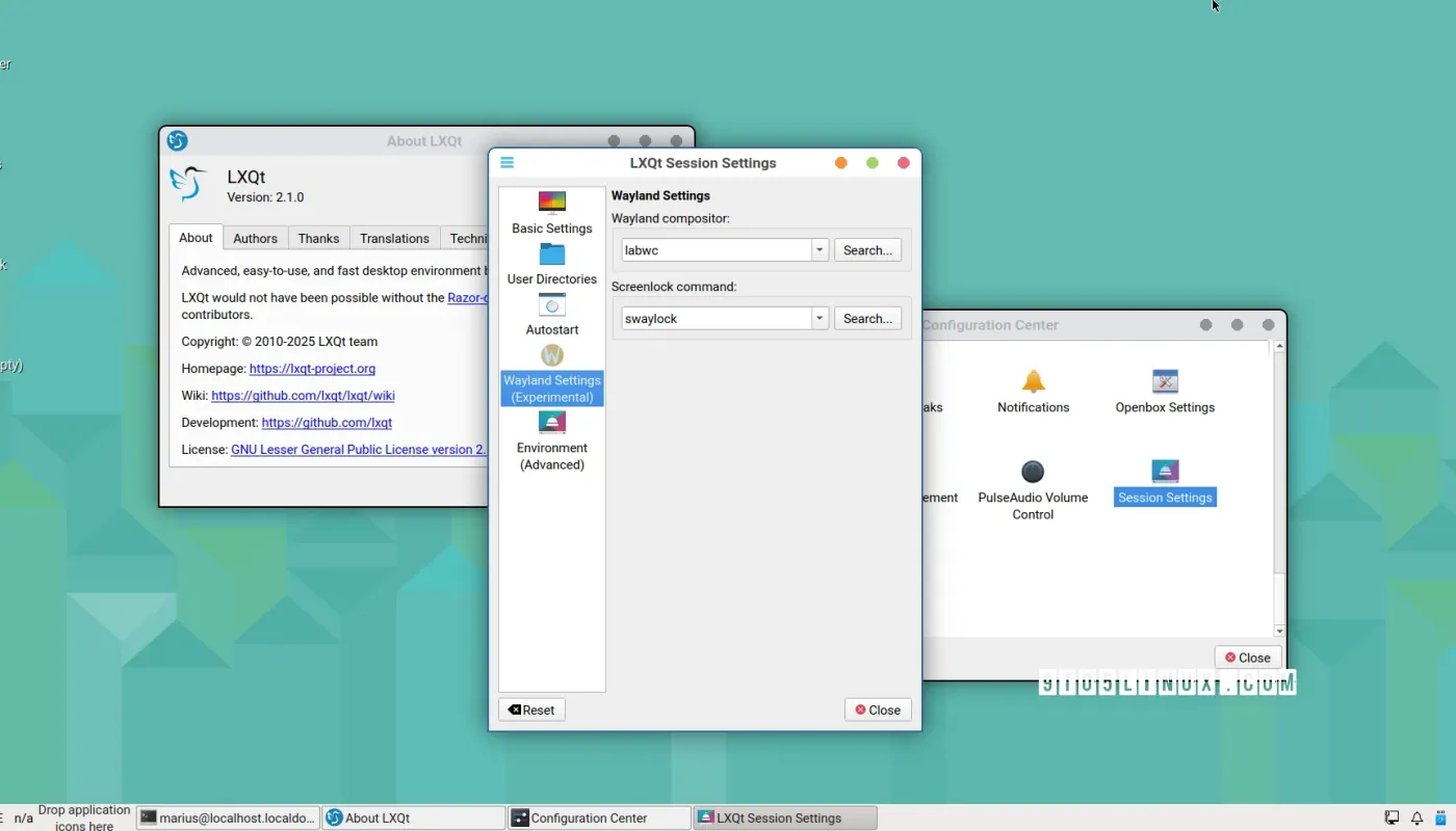 openSUSE Tumbleweed اکنون پشتیبانی از Wayland را برای دسکتاپ LXQt ارائه می‌دهد