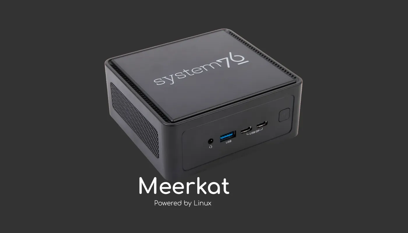کامپیوتر کوچک System76 Meerkat با پردازنده های Intel Core Ultra و رم سریعتر بازگشته است.