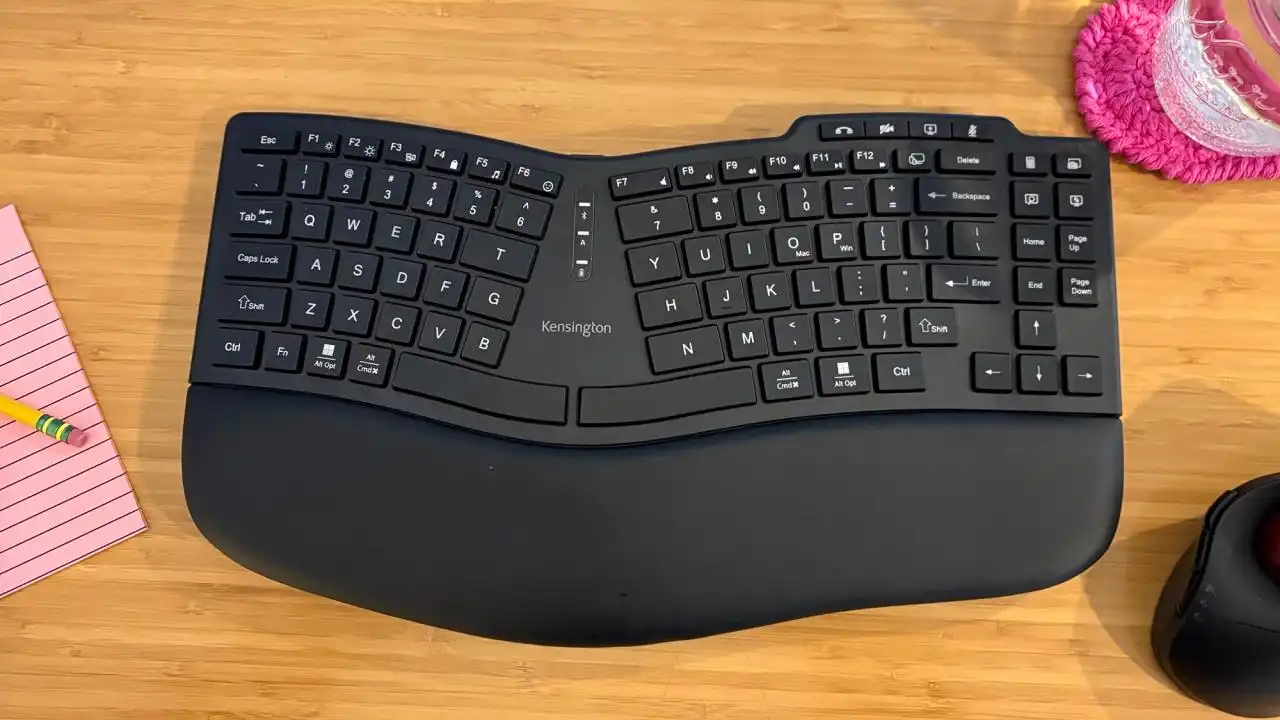 بهترین کیبوردهای ارگونومیک برای سال 2025 3 ارگونومیک Kensington Pro Fit Ergo مدل KB675