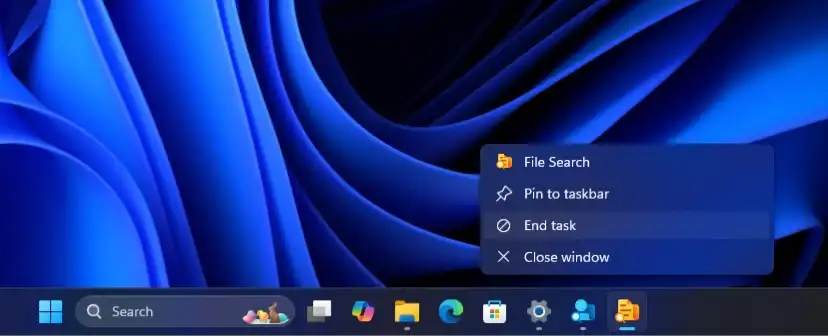 دکمه مخفی End Task در نوار وظیفه ویندوز 11 بهترین ویژگی برای امتحان کردن است. 2 دکمه مخفی End Task در نوار وظیفه ویندوز 11 بهترین ویژگی برای امتحان کردن است.