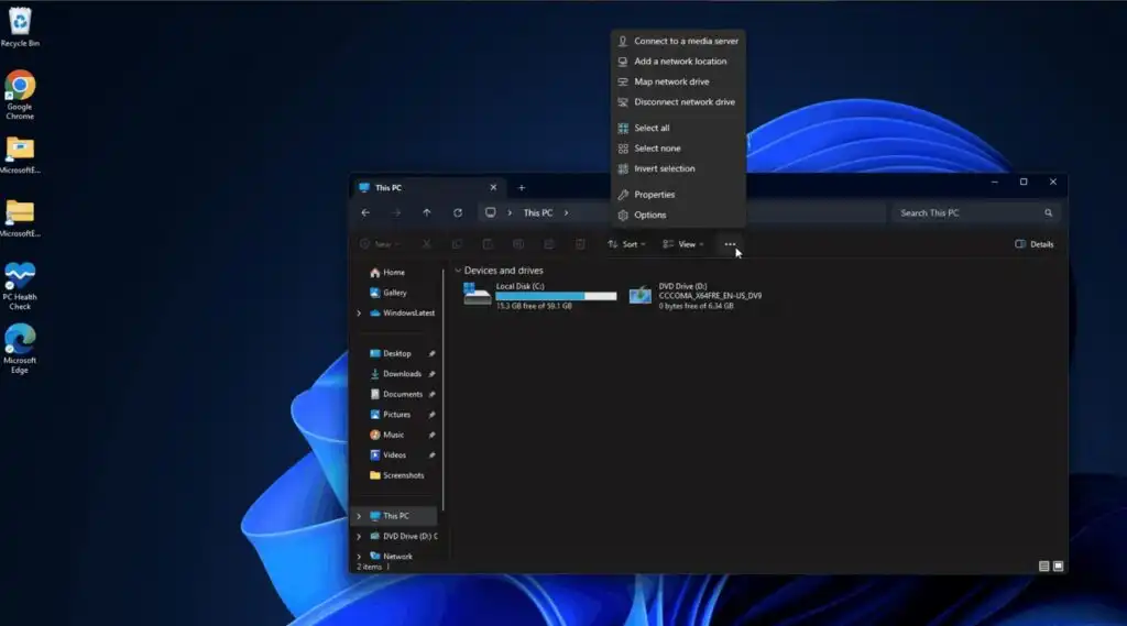 به‌روزرسانی ویندوز 11 نسخه 24H2 آوریل 2025 مشکل باز شدن منوی File Explorer در جهت مخالف را برطرف می‌کند.