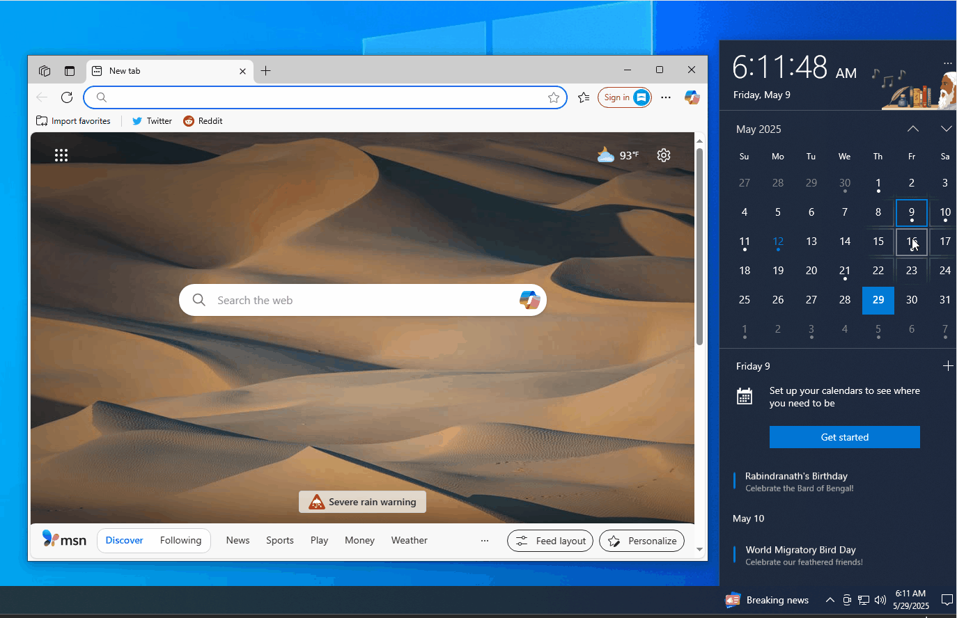 Windows 10 KB5058481 کاربران را از محتوای غنی رابط کاربری جدید تقویم به بینگ هدایت میکند. 1 Windows 10 KB5058481 کاربران را از محتوای غنی رابط کاربری جدید تقویم به بینگ هدایت میکند.