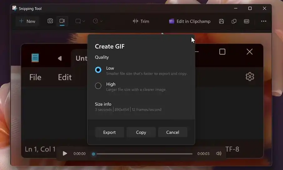 ویندوز 11 قابلیت داخلی ساخت GIF را با میانبر Ctrl+G آزمایش میکند. 2 ویندوز 11 قابلیت داخلی ساخت GIF را با میانبر Ctrl+G آزمایش میکند.