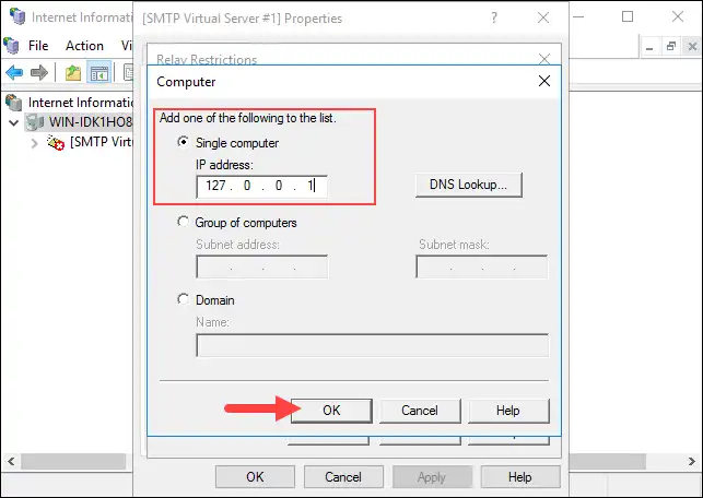نحوه نصب و پیکربندی سرور SMTP در ویندوز