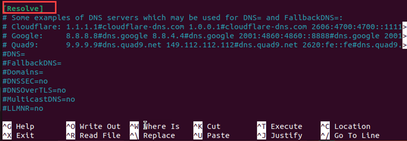 نحوه تنظیم نام سرور DNS در اوبونتو