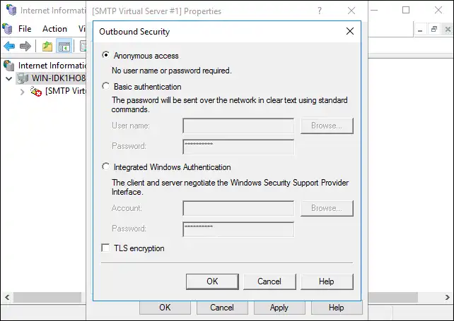 نحوه نصب و پیکربندی سرور SMTP در ویندوز
