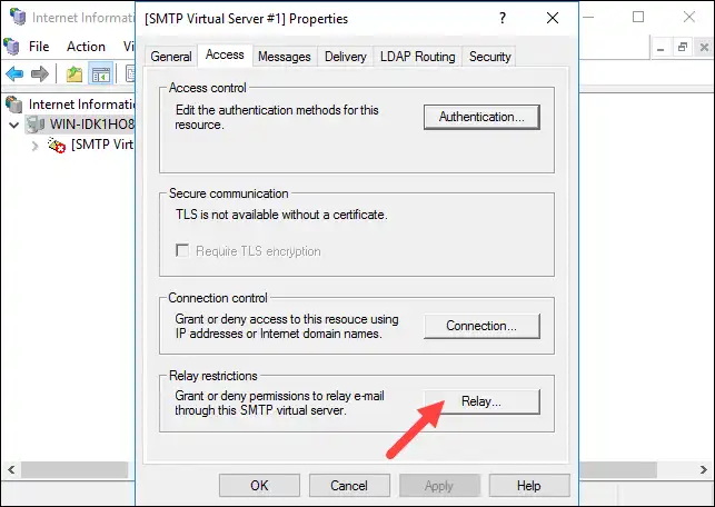 نحوه نصب و پیکربندی سرور SMTP در ویندوز