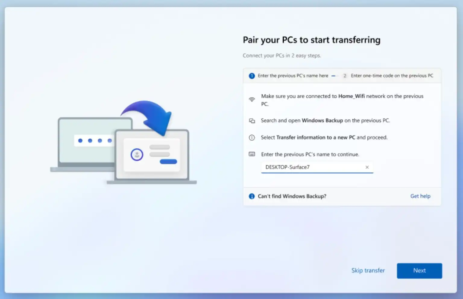 مایکروسافت ابزار جدید مهاجرت ویندوز 11 را تأیید می‌کند، شبیه به Windows 7 Easy Transfer.