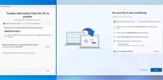 مایکروسافت ابزار جدید مهاجرت ویندوز 11 را تأیید می‌کند، شبیه به Windows 7 Easy Transfer.