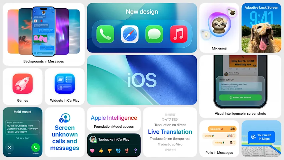 اپل بتای عمومی iOS 26 را منتشر کرد: در اینجا لیست کامل آیفون‌های سازگاری که می‌توانند آن را دانلود کنند، آمده است.