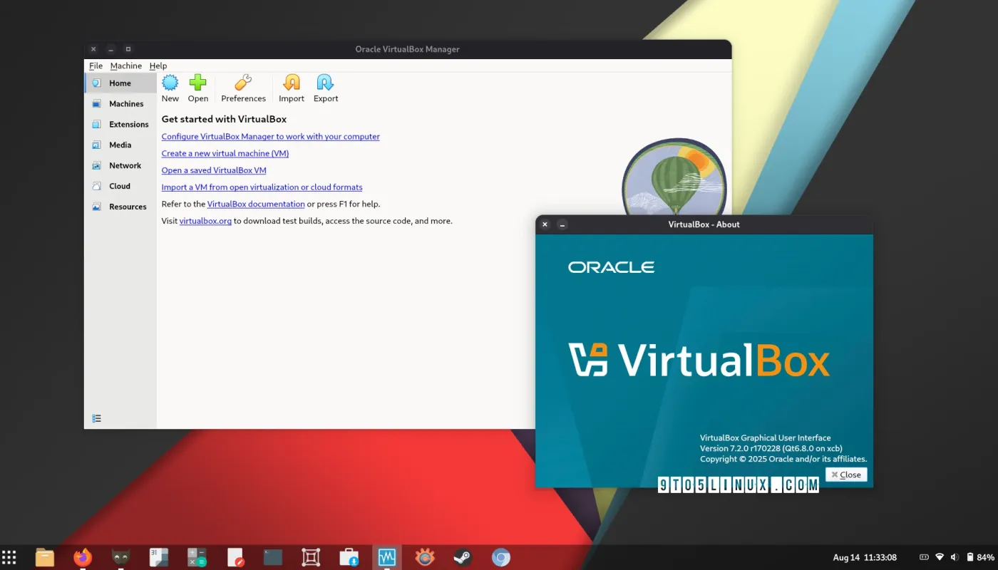 VirtualBox 7.2 به صورت رسمی با پشتیبانی اولیه از کرنل لینوکس 6.17 منتشر شد. VirtualBox 7.2 به صورت رسمی با پشتیبانی اولیه از کرنل لینوکس 6.17 منتشر شد.