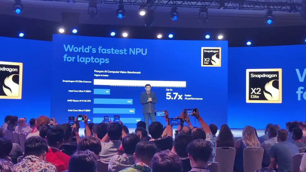 سَرآمدِ بهترین‌ها: کوالکام از پردازنده فوق‌العاده اسنپ‌دراگون اِکس ۲ (X2) اِلیت با ۱۸ هسته و NPU عظیم رونمایی کرد.
