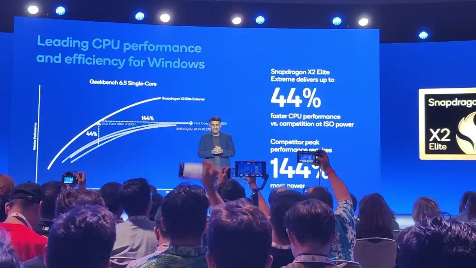 سَرآمدِ بهترین‌ها: کوالکام از پردازنده فوق‌العاده اسنپ‌دراگون اِکس ۲ (X2) اِلیت با ۱۸ هسته و NPU عظیم رونمایی کرد.