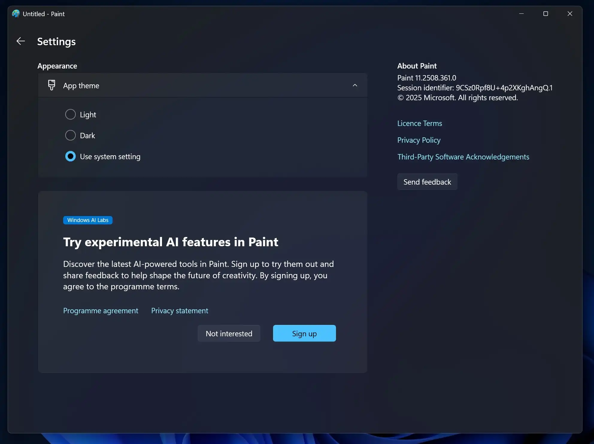 ویندوز ۱۱ در حال دریافت (Windows AI Labs) (آزمایشگاه‌های هوش مصنوعی ویندوز) برای دسترسی زودهنگام به قابلیت‌های هوش مصنوعی مایکروسافت است.