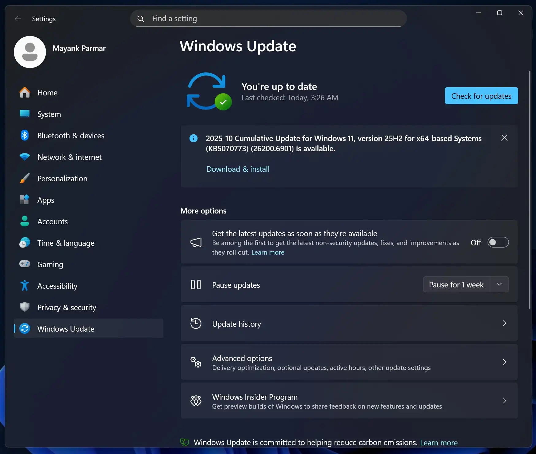 بهروزرسانی اضطراری ویندوز 11 KB5070773 برای رفع خرابی بازیابی (Recovery failure) در ویندوز 11 نسخههای 25H2 / 24H2 منتشر شد. 1 2025 10 Cumulative Update for Windows 11 version 25H2 for x64 based Systems KB5070773 26200.6901