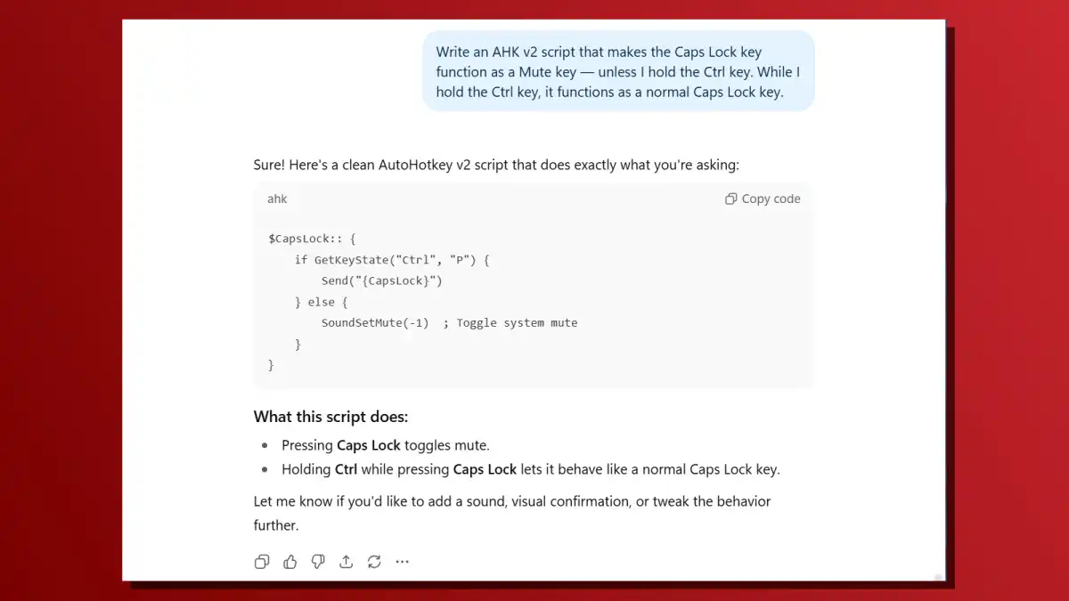 من ویندوز 11 را در عرض چند ثانیه با اسکریپتهای هوش مصنوعی Vibe-coded (کدگذاریشده بر اساس حس و حال/فضای مورد نظر) سفارشی میکنم. در اینجا نحوه انجام آن آمده است. 2 من ویندوز 11 را در عرض چند ثانیه با اسکریپتهای هوش مصنوعی Vibe-coded (کدگذاریشده بر اساس حس و حال/فضای مورد نظر) سفارشی میکنم. در اینجا نحوه انجام آن آمده است.