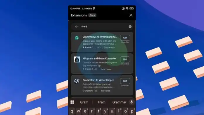 مایکروسافت در حال آوردن تمام افزونههای دسکتاپ ویندوز ۱۱ به مرورگر اج (Edge) در اندروید است. مایکروسافت در حال آوردن تمام افزونههای دسکتاپ ویندوز ۱۱ به مرورگر اج (Edge) در اندروید است.