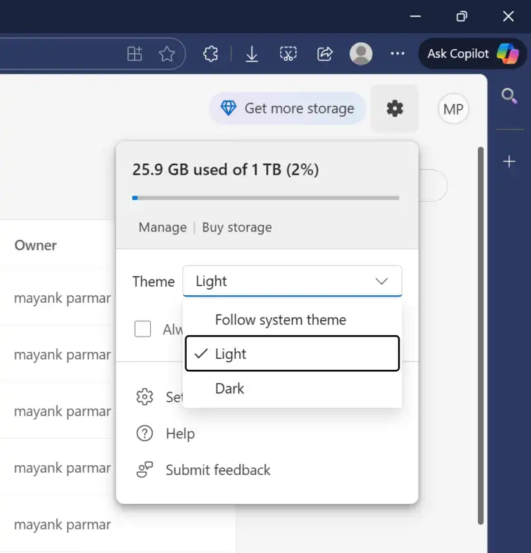 OneDrive در وب (حساب شخصی) حالت تاریک (دارک مُد) را اضافه میکند، قابلیت گالری عکس جدید و موارد بیشتر. 2 OneDrive در وب (حساب شخصی) حالت تاریک (دارک مُد) را اضافه میکند، قابلیت گالری عکس جدید و موارد بیشتر.