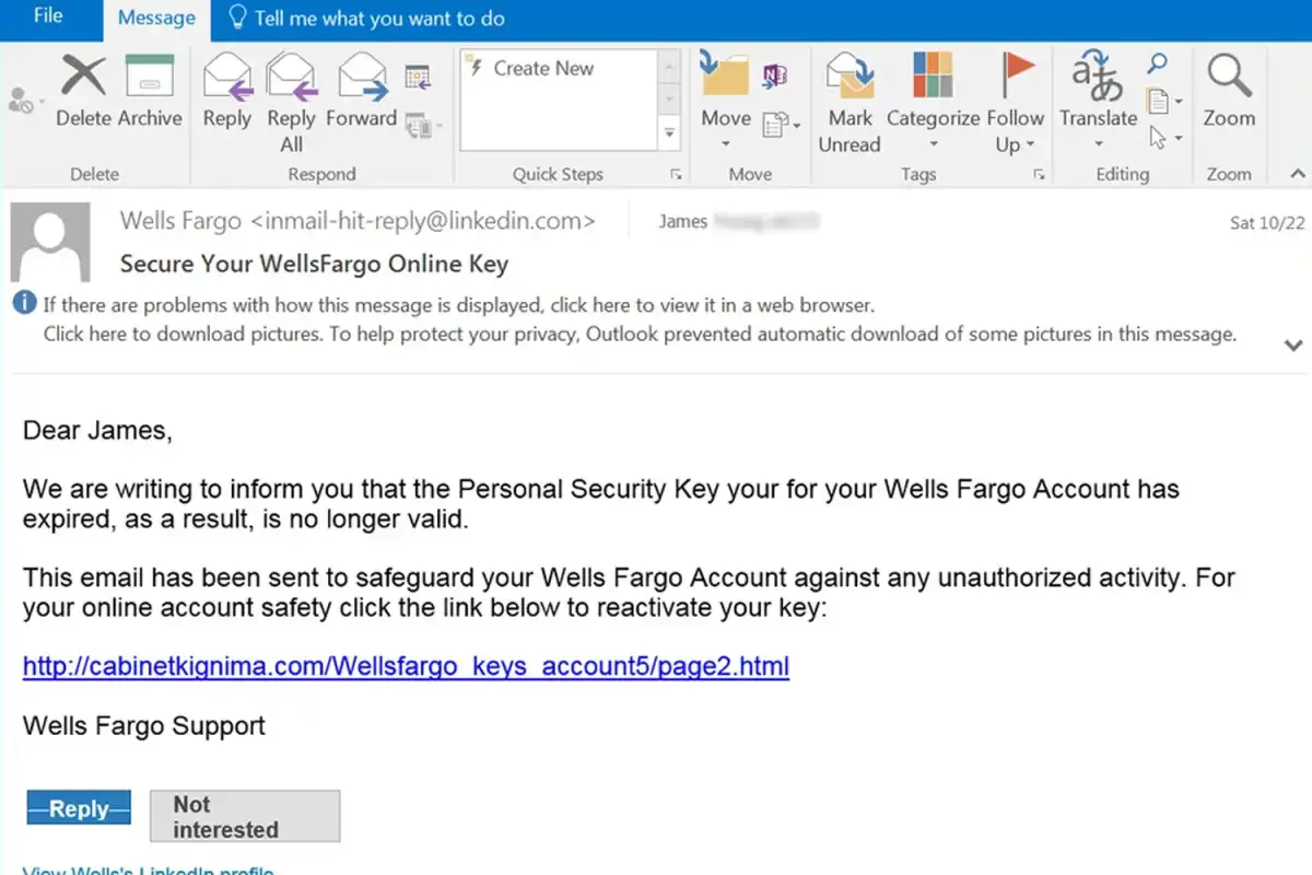 8 پرچم قرمز (نشانه‌های هشدار دهنده) یک کلاهبرداری فیشینگ: من هر ایمیلی را که این سرنخ‌ها را دارد فوراً حذف می‌کنم.