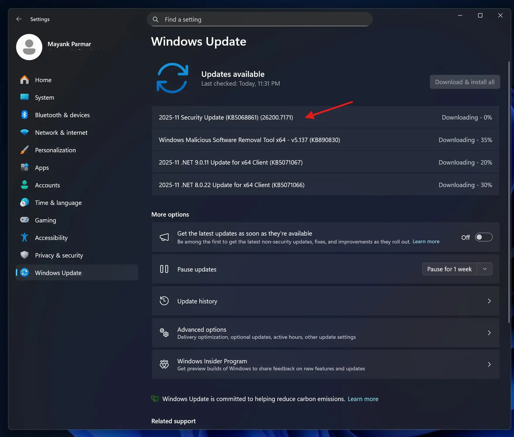 آزمایش شده: باگ Task Manager که باعث کند شدن کامپیوتر شما میشد، در ویندوز 11 بیلد 26200.7171 از بین رفته است 2 آزمایش شده: باگ Task Manager که باعث کند شدن کامپیوتر شما میشد، در ویندوز 11 بیلد 26200.7171 از بین رفته است