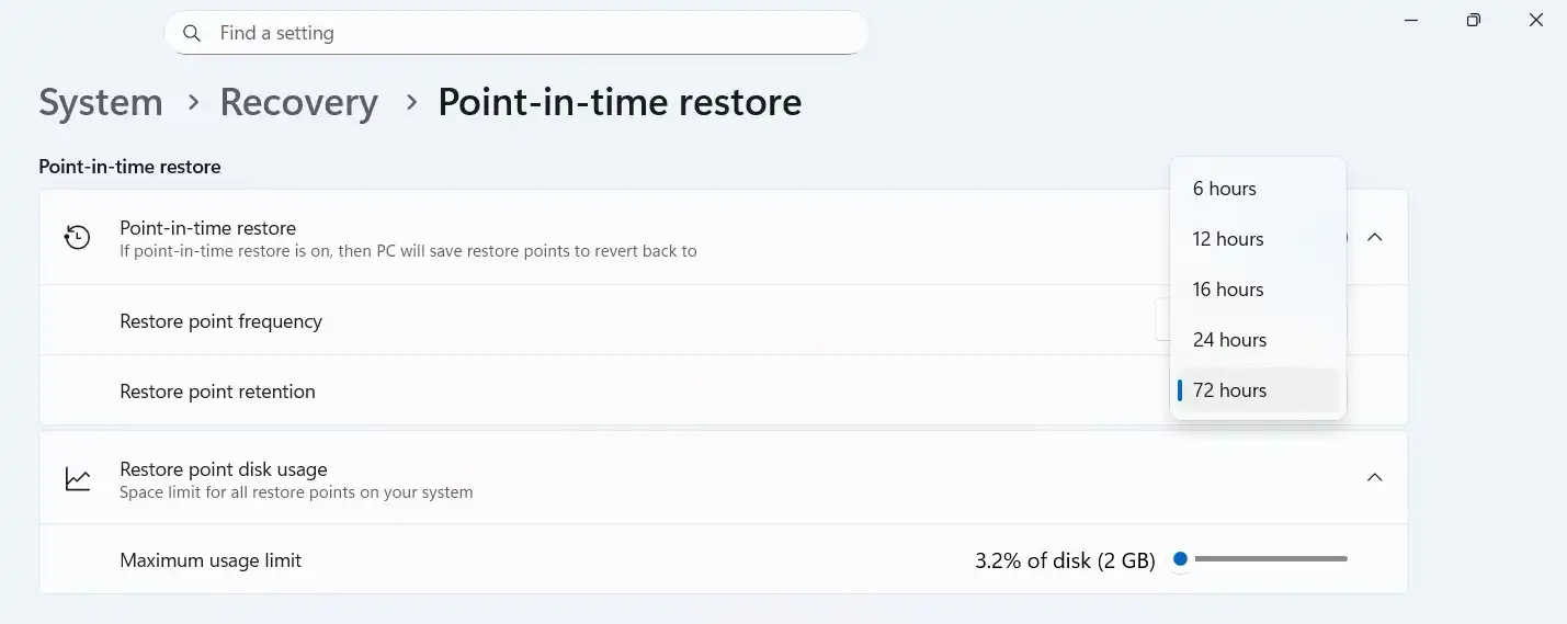 من قابلیت Point-in-time Restore ویندوز 11 را آزمایش کردم و بدون هوش مصنوعی، یکی از بهترین ویژگی‌های آن است.