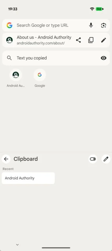 بسیار خب : اندروید 17 ممکن است یک کلیپ‌بورد جهانی (Universal Clipboard) برای رایانه‌های شخصی اندرویدی اضافه کند.