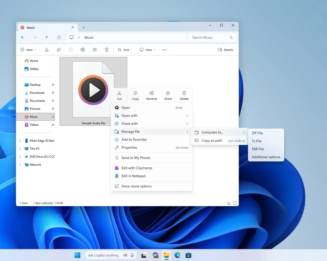 نگاه اول: مایکروسافت در حال کاهش شلوغی رابط کاربری در ویندوز 11 است، و این کار را با منوی کلیک راست شروع میکند 5 نگاه اول: مایکروسافت در حال کاهش شلوغی رابط کاربری در ویندوز 11 است، و این کار را با منوی کلیک راست شروع میکند