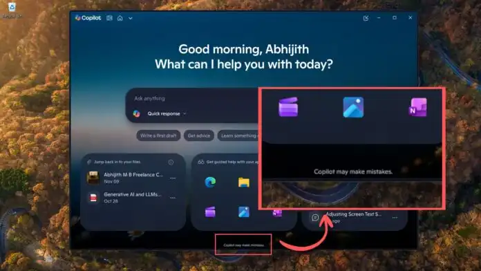 تبلیغ جدید ویندوز 11 کوپایلوت به طور تصادفی نشان می‌دهد که هوش مصنوعی در یک تنظیم سادهٔ اندازهٔ متن دچار مشکل (اشتباه) می‌شود