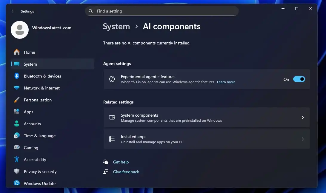 ویندوز 11 یک عامل (ایجنت) هوش مصنوعی اضافه می‌کند که در پس‌زمینه اجرا می‌شود و به پوشه‌های شخصی دسترسی دارد؛ نسبت به خطر امنیتی هشدار داده می‌شود.