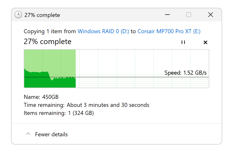 نقد و بررسی Corsair MP700 Pro XT: یک SSD درجه یک با رابط PCIe 5.0 6 نقد و بررسی Corsair MP700 Pro XT: یک SSD درجه یک با رابط PCIe 5.0