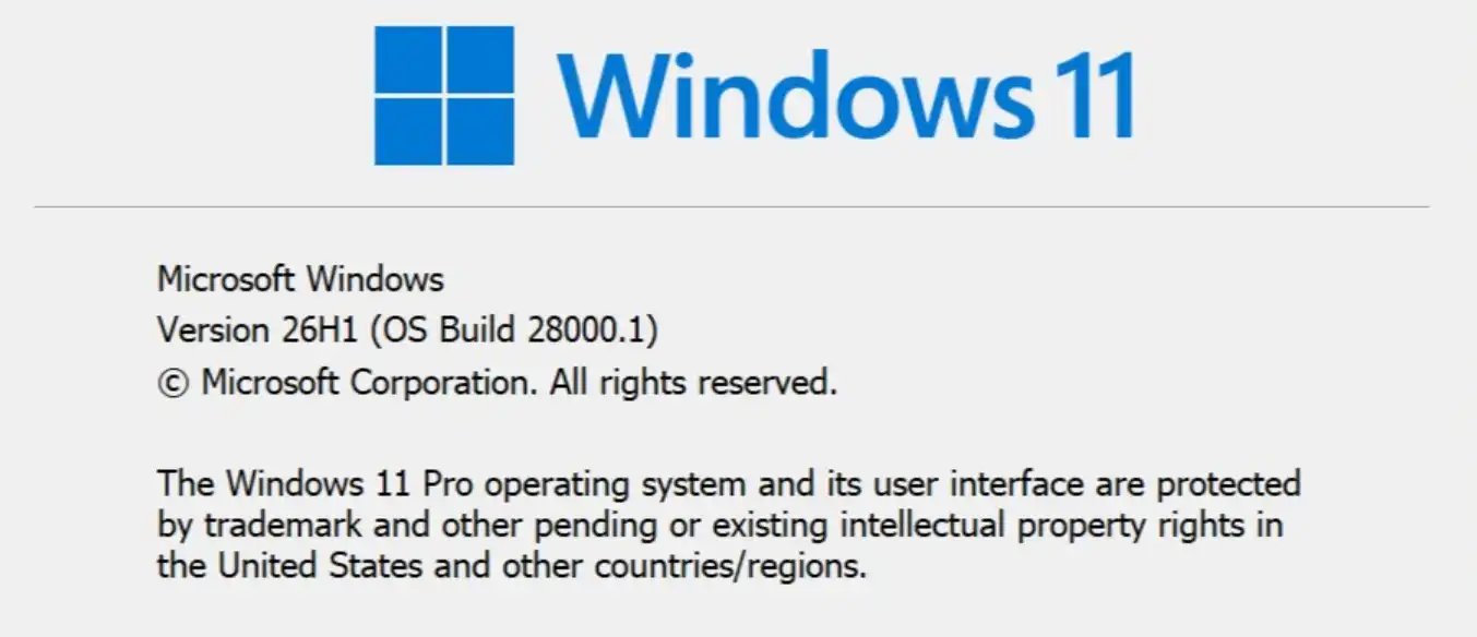 ویندوز 11 نسخه 26H1 تأیید شد، اما برای همه نیست. فقط انویدیا مبتنی بر Arm مدل N1X و اسنپدراگون X2 آن را دریافت خواهند کرد.