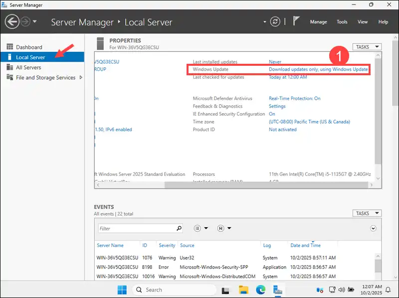 راهنمای ویندوز سرور: نصب و پیکربندی