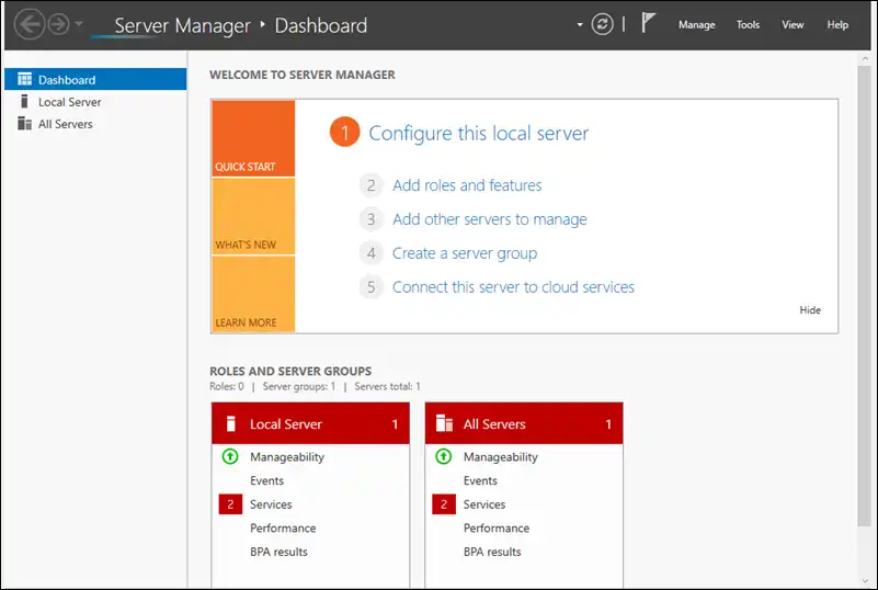 راهنمای ویندوز سرور: نصب و پیکربندی