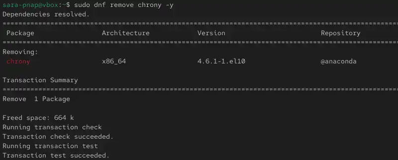 نحوه نصب سرور NTP بر روی AlmaLinux 12 نحوه نصب سرور NTP بر روی AlmaLinux