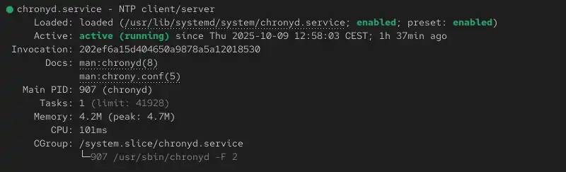 نحوه نصب سرور NTP بر روی AlmaLinux 3 نحوه نصب سرور NTP بر روی AlmaLinux