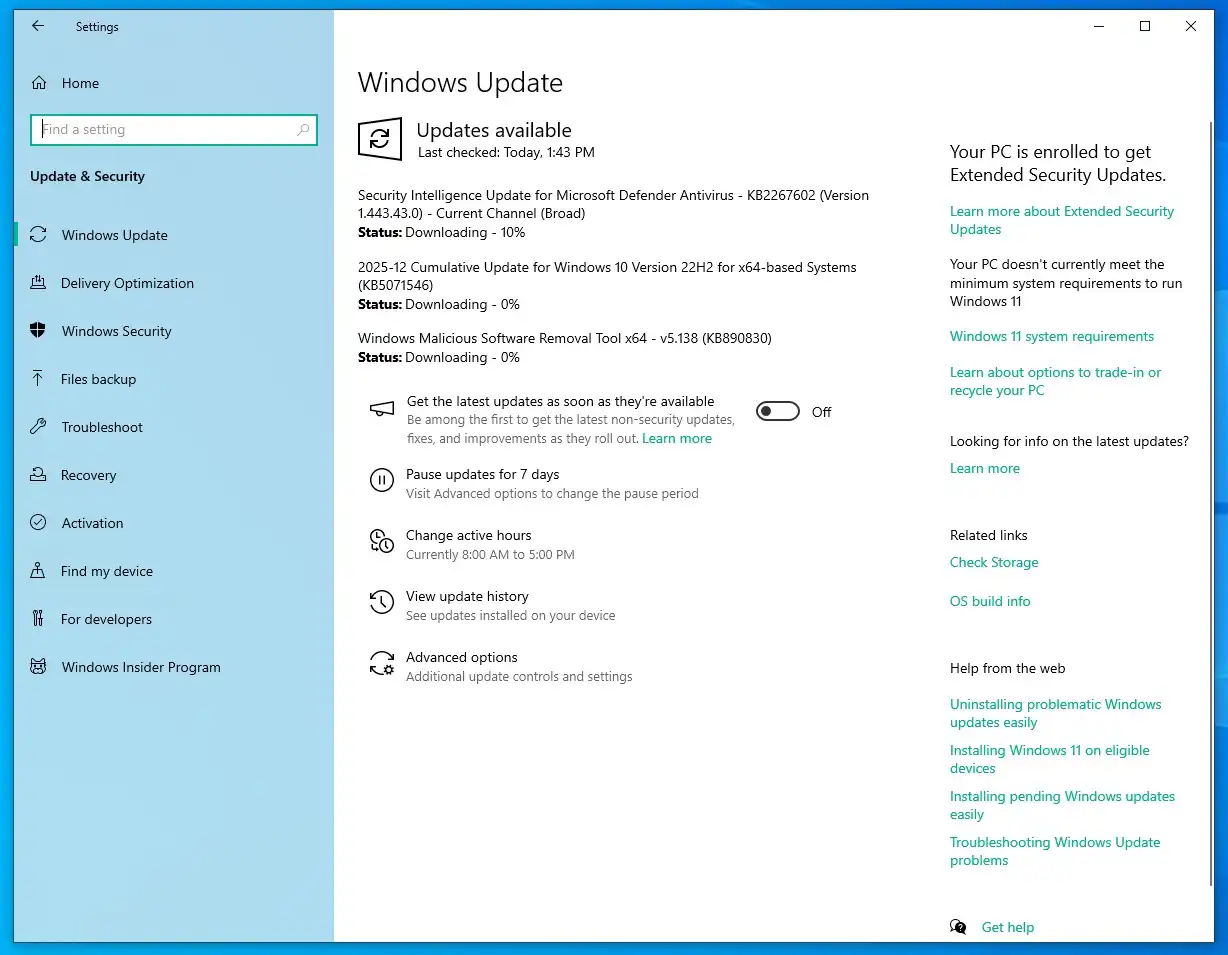 دانلود بهروزرسانی Windows 10 KB5071546 ESU | انتشار رسمی همراه با لینک نصب آفلاین MSU 1 دانلود بهروزرسانی Windows 10 KB5071546 ESU | انتشار رسمی همراه با لینک نصب آفلاین MSU