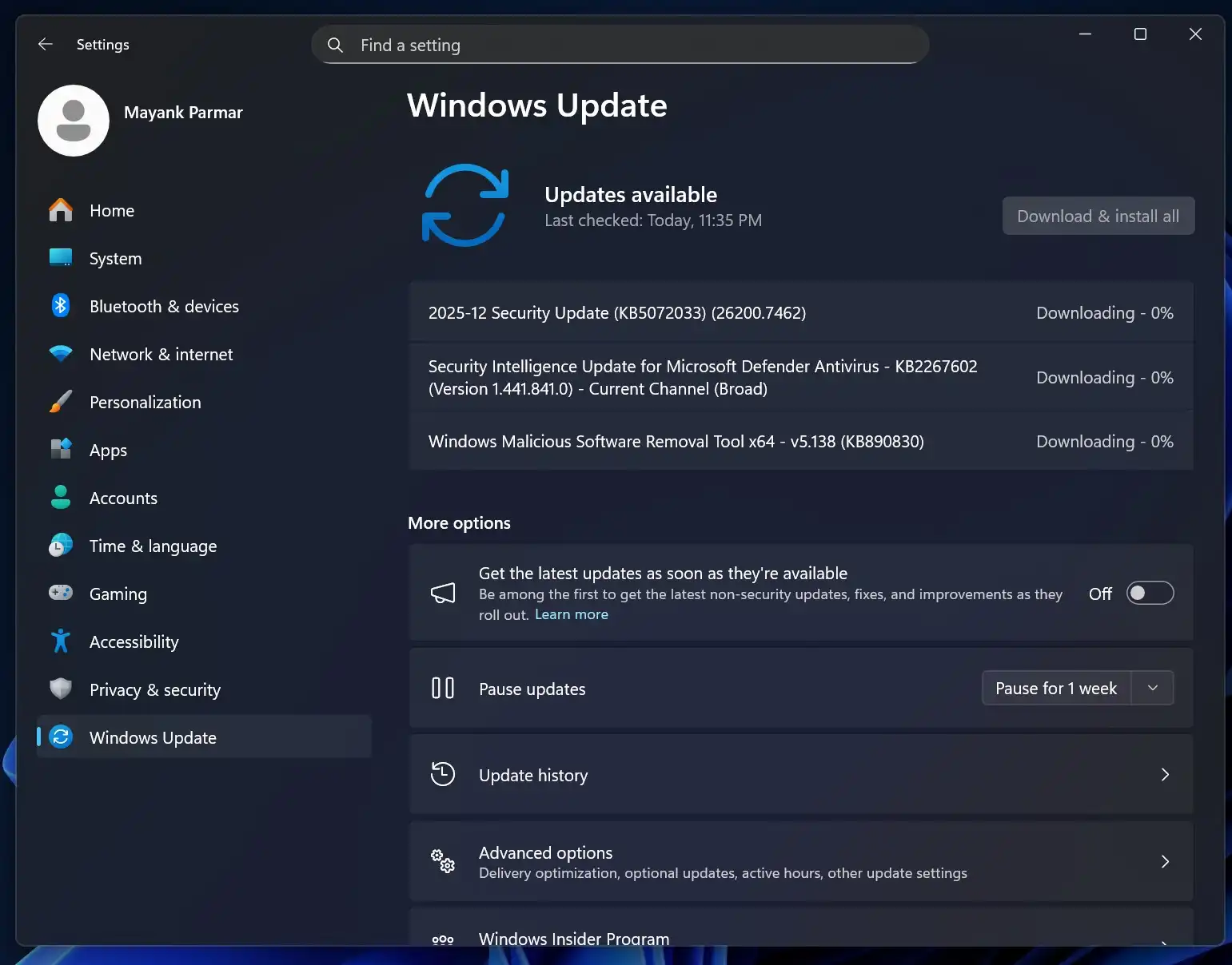 آپدیت Windows 11 KB5072033 25H2: تقویت بازی، رابط کاربری تیره و لینک‌های دانلود مستقیم